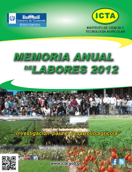 Memoria de Labores ICTA 2012